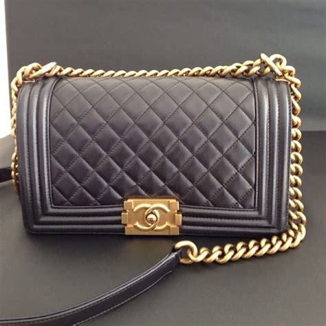 rose gold chanel boy bag|chanel boy bag gold hardware.